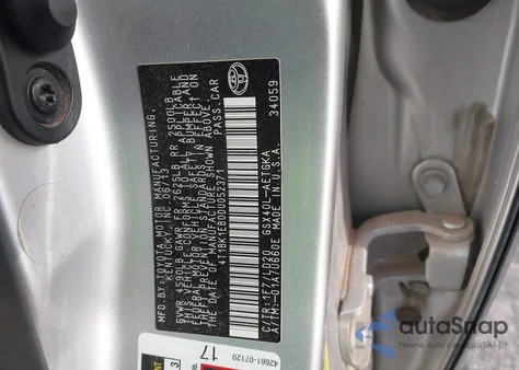 2013 Toyota Avalon Xle from USA, damaged, VIN 4T1BK1EB0DU052371